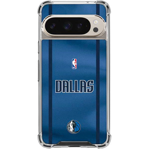 NBA Dallas Mavericks Jersey Google Pixel 9 Pro XL Clear Case